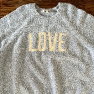 Z Supply Lizzy Love Marled Sweater Ocean